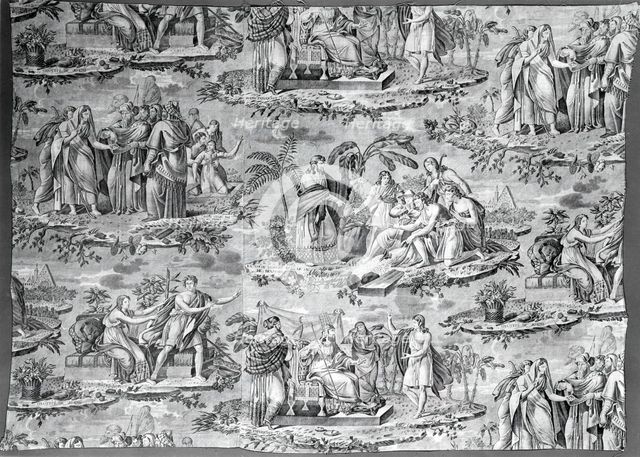 The Story of Joseph (Furnishing Fabric), Rouen, c. 1820. Creator: Unknown.