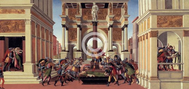 The Story of Lucretia, 1500. Artist: Botticelli, Sandro (1445-1510)