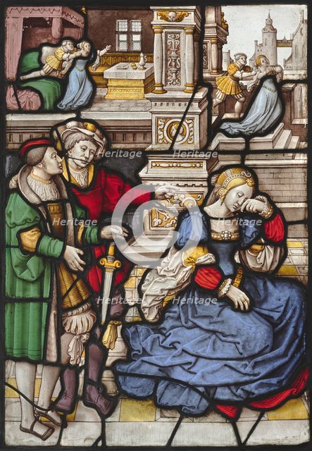 The Story of Lucretia, c. 1530. Creator: Master of the Kanis Triptych (Netherlandish), circle of.