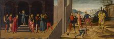 The Story of Susanna: The Trial and Stoning of the Elders, c1500. Creator: Master of Apollo and Daphne