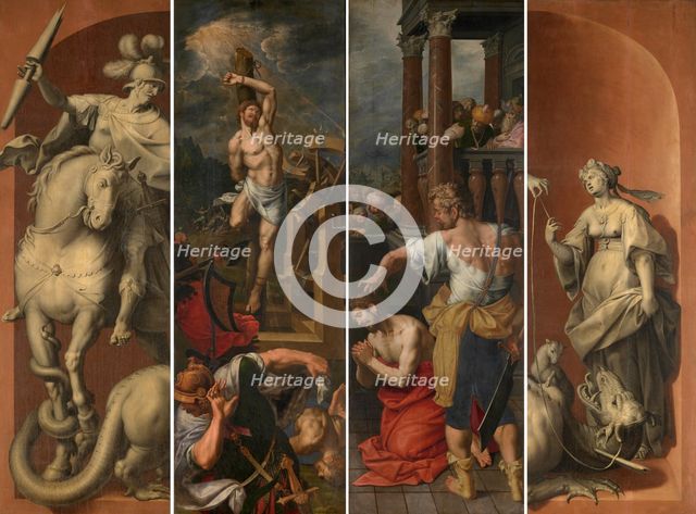 The Story of Saint George, c1540. Creator: Ambrosius Francken I.