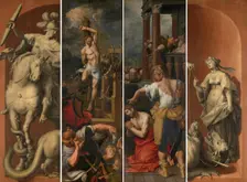 The Story of Saint George, c1540. Creator: Ambrosius Francken I