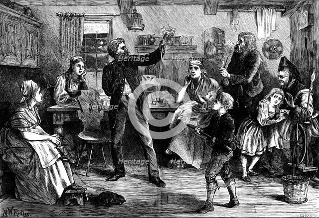 The Story of Sedan: "Fighting his Battles o'er Again", 1871. Creator: Joseph Swain.