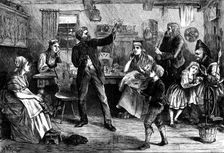 The Story of Sedan: "Fighting his Battles o'er Again", 1871. Creator: Joseph Swain