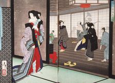 The Story of Shiraito, a Courtesan of the Hashimoto House, 1886. Creator: Tsukioka Yoshitoshi