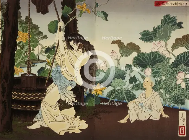 The Story of Tamiya Botaro, 1886. Creator: Tsukioka Yoshitoshi.