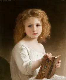 The Story Book, 1877. Creator: William-Adolphe Bouguereau