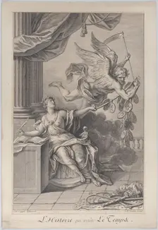 The Story that Stops Time (L'Histoire qui arrête le temps), 1708-54. Creator: Charles-Nicolas Cochin