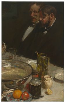 The Story (The Diners; Pleasures of the Table), 1898. Creator: Charles Webster Hawthorne