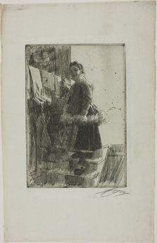 The Storehouse, 1903. Creator: Anders Leonard Zorn