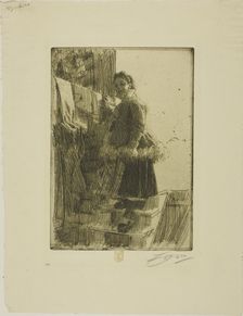The Storehouse, 1903. Creator: Anders Leonard Zorn