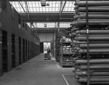 The stores at Bestwood Colliery, North Nottinghamshire, 13th July 1962. Creator: Michael Walters