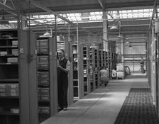 The stores at Bestwood Colliery, North Nottinghamshire, 13th July 1962. Creator: Michael Walters