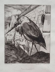 The Storks, 1865. Creator: Félix Bracquemond (French, 1833-1914); Cadart & Luquet, Paris