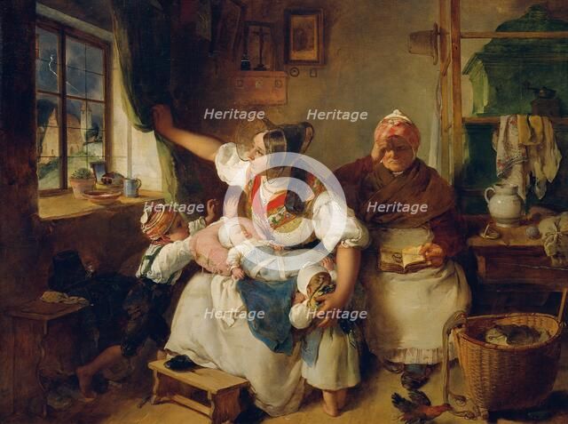 The storm, 1837. Creator: Fendi, Peter (1796-1842).