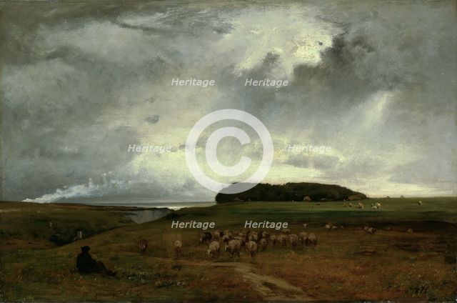 The Storm, 1876. Creator: George Inness.