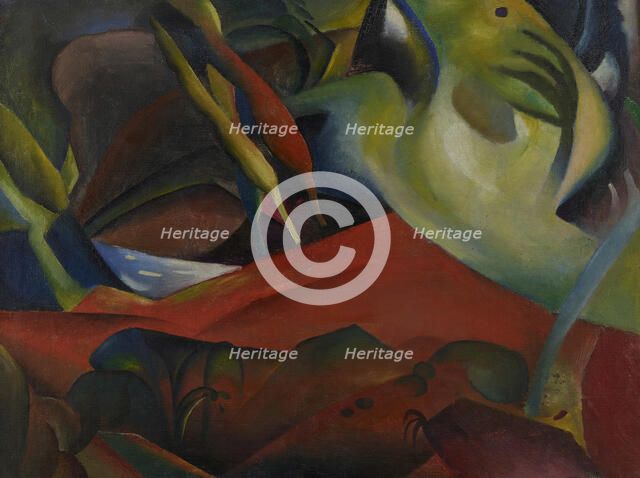 The storm, 1911. Creator: Macke, August (1887-1914).