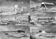The Storm on the Thames, Tuesday, January 18, 1881. Creator: Unknown