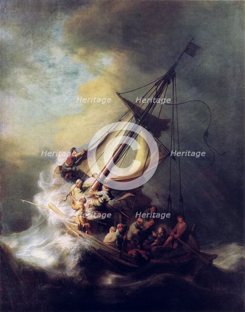 'The Storm on the Sea of Galilee', 1633, (1967).  Creator: Rembrandt Harmensz van Rijn.