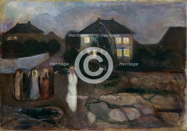 The Storm. Artist: Munch, Edvard (1863-1944)