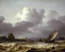 The storm, between 1640 and 1650. Creator: Allart van Everdingen