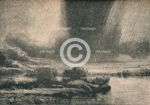 'The Storm', c1890. Artist: Alphonse Legros.