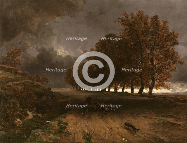 The Storm. Creator: Laurens, Jules (1825-1901).