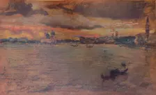 The Storm, Sunset 1880, (1904). Artist: James Abbott McNeill Whistler