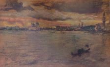 The Storm, Sunset 1880, (1904). Artist: James Abbott McNeill Whistler