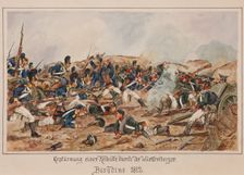 The storming of a Redoubt by the Wurttemberg troops. Borodino 1812