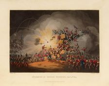 The storming of Ciudad Rodrigo by British infantry on 19 January 1812, 1814-1815. Creator: Thomas Sutherland