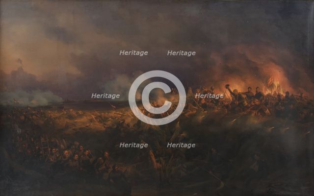 The storming of Frederiksstad, 4 October 1850, (1822-1866). Creator: Niels Simonsen.