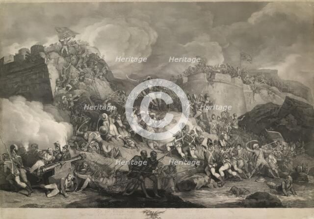 The Storming of Seringapatam, 1802.  Creators: Unknown, Giovanni Vendramini.