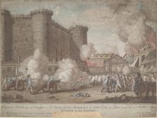 The Storming of the Bastille on 14 July 1789, 1789. Artist: Anonymous