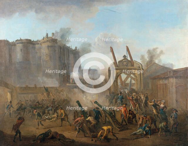 The Storming of the Bastille on 14 July 1789, c. 1789.