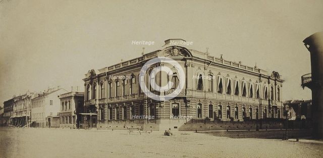 The Stroganov palace in Saint Petersburg, 1860s. Artist: Bianchi, Giovanni (1812-1893)