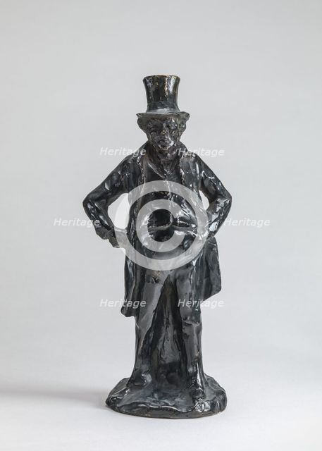 The Stroller (Le bourgeois qui flâne), model probably after 1860, cast around January 1954. Creator: Unknown.