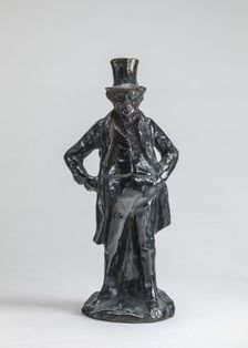 The Stroller (Le bourgeois qui flâne), model probably after 1860, cast around January 1954. Creator: Unknown