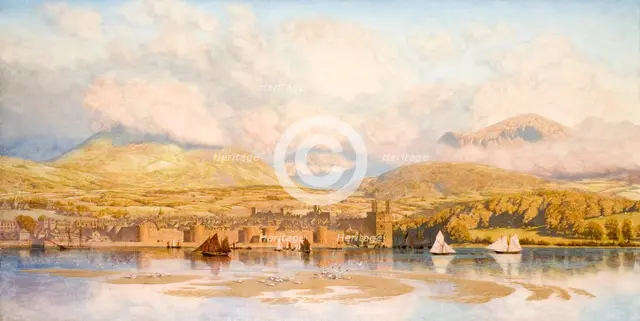 'The Stronghold of the Seison and the Camp of Kittywake', 1879. Creator: John Brett.