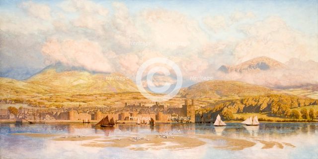 'The Stronghold of the Seison and the Camp of Kittywake', 1879. Creator: John Brett.