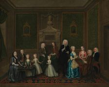 The Strong Family, 1732. Creators: Charles Philips, Edward Strong