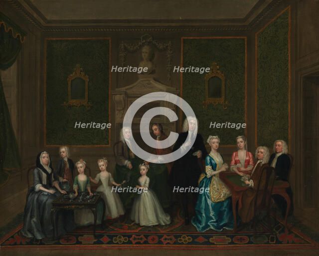 The Strong Family, 1732. Creators: Charles Philips, Edward Strong.