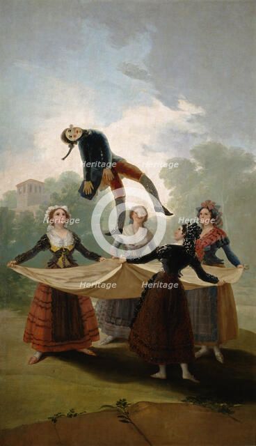 The Straw Manikin (El Pelele), 1791-1792. Artist: Goya, Francisco, de (1746-1828)