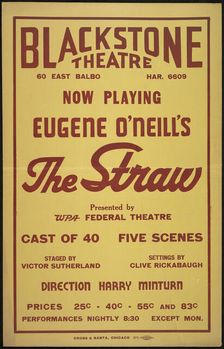 The Straw, Chicago, 1937. Creator: Unknown