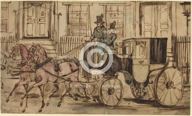 The Strawberry Roans. Creator: Constantin Guys.