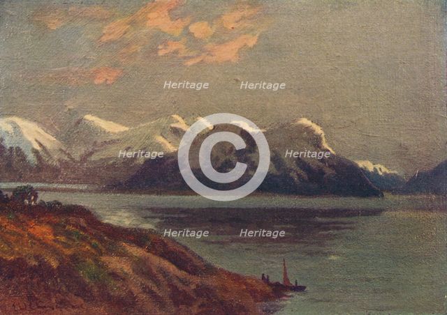 'The Strait of Magellan', 1916. Artist: E.W Christmas.