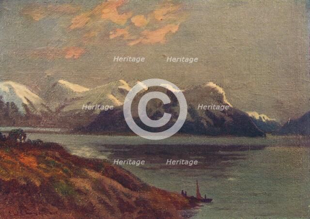 'The Strait of Magellan', 1916. Artist: E.W Christmas.