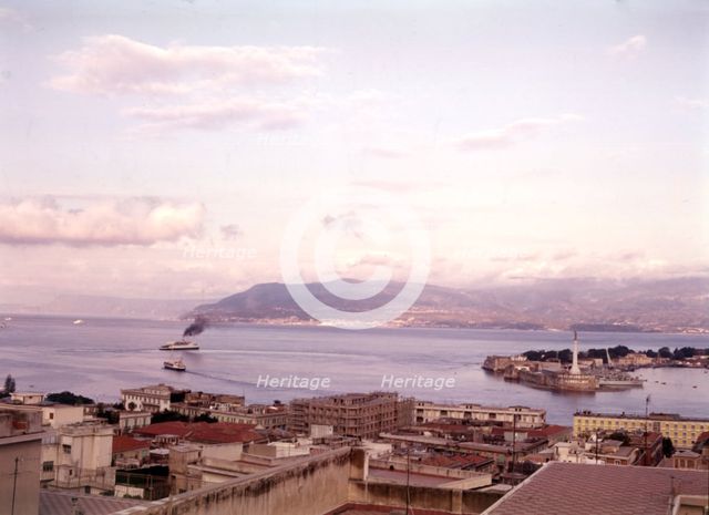 The Strait of Messina, Sicily, c1970s.  Creator: Arthur Charles Kirby Ware.