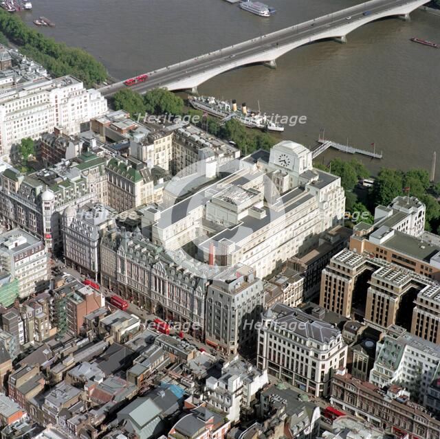 The Strand and the Embankment, Westminster, London, 2002. Artist: Unknown.