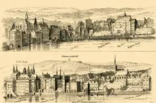 The Strand from the Thames, Sixteenth Century (1881). Creator: Unknown